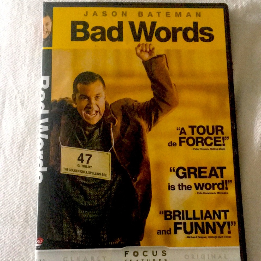 🍿 4/$20 Bad Words DVD Jason Bateman Brilliant Comedy Widescreen Movie